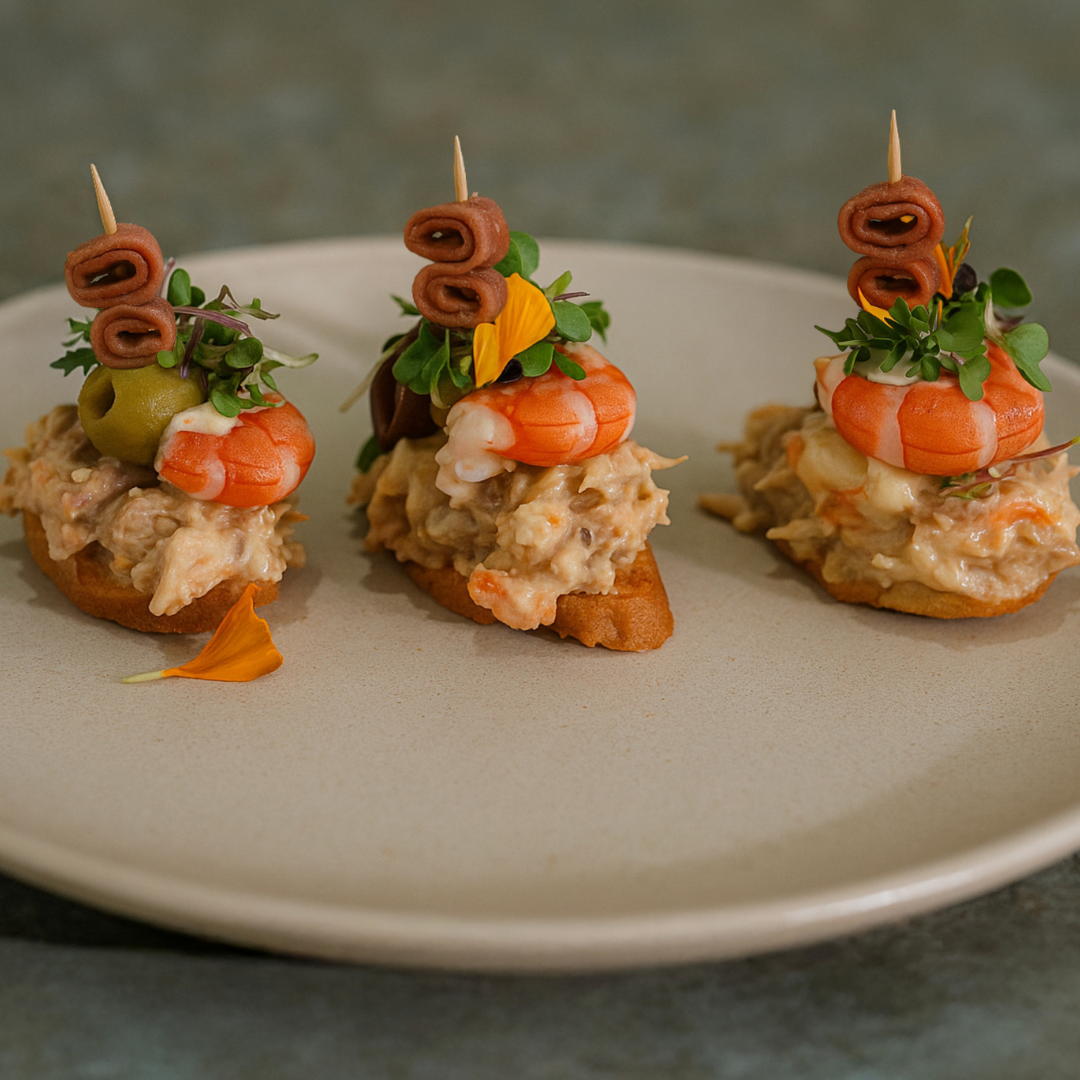 Receta de montadito de carne de conejo escabechada